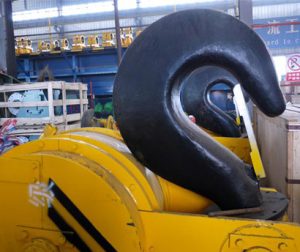 automatic crane hook