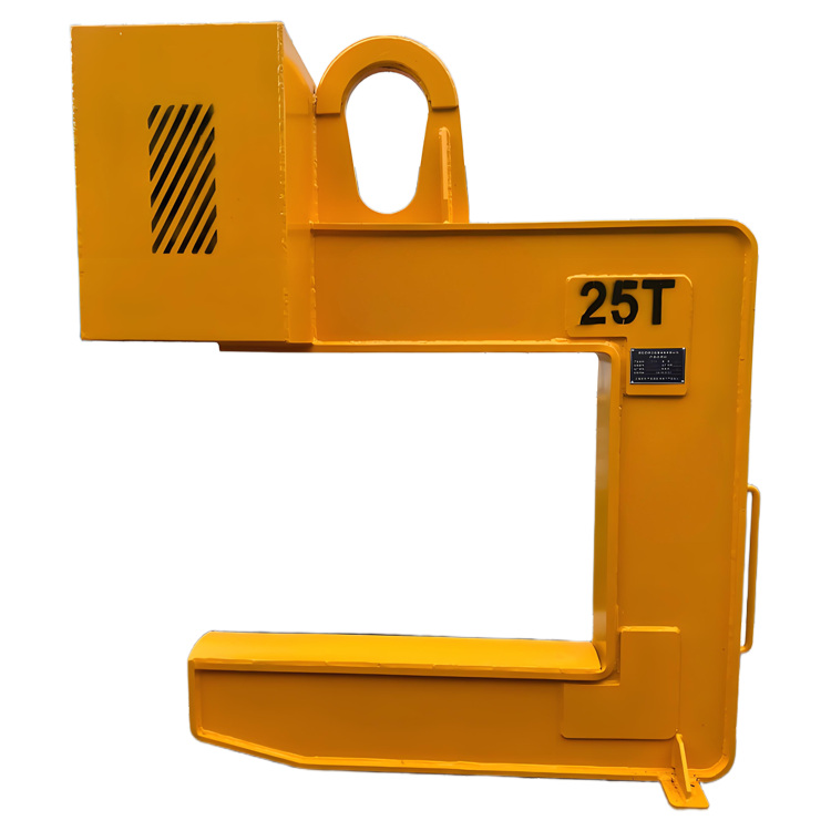 Coil handling crane c‑hook