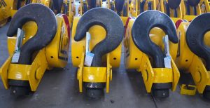Crane hook slippage prevention