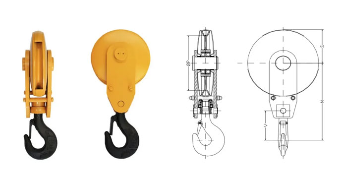 Crane Hook Block Drawing