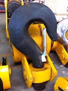 Crane hook dee diameter measurement