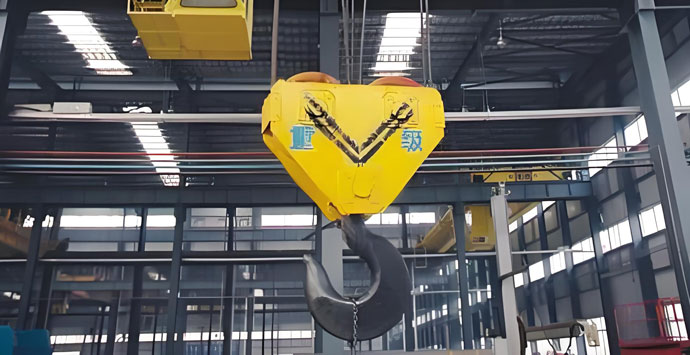 Gantry crane hook replacement