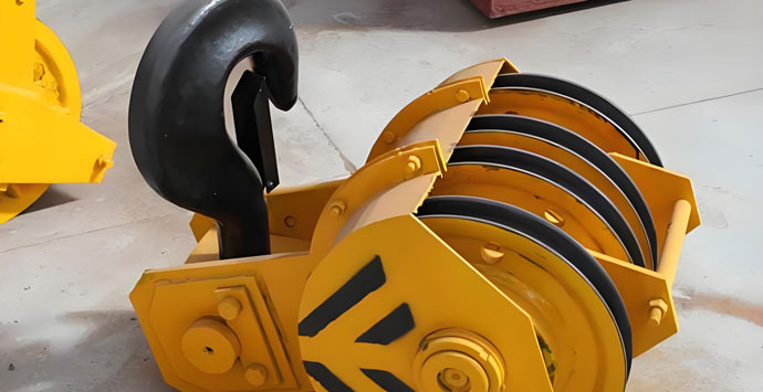 Mining crane hook maintenance