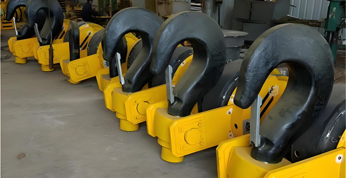 Load testing crane hook procedure
