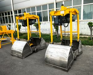 overhead crane grab for winery