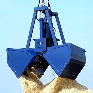 Crane electro-hydraulic grab