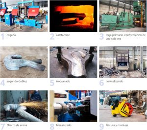 Crane hook manufacturing process