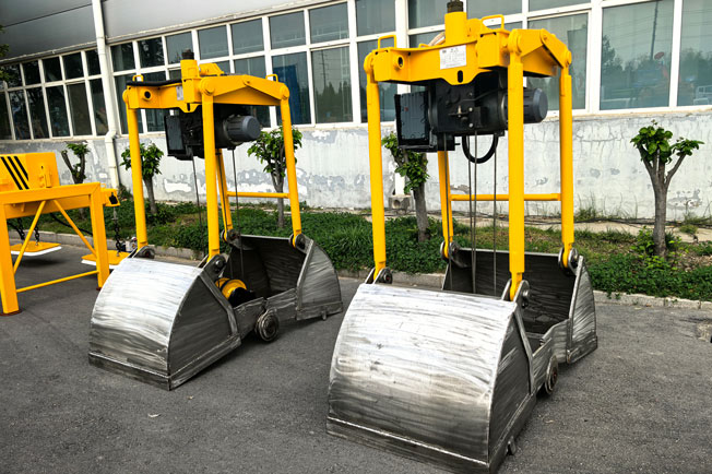 overhead crane grab for winery