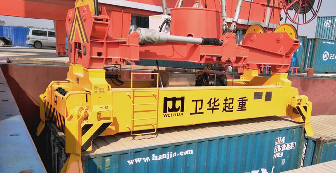 container spreader size standards