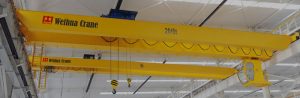Double girder overhead bridge crane