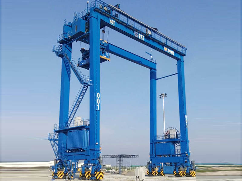 Rubber Tyred Gantry (RTG) Cranes
