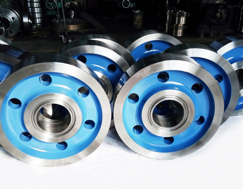 Forged crane wheels