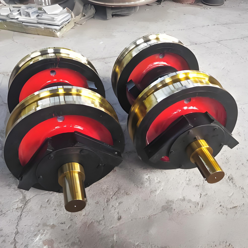 Forged crane wheels