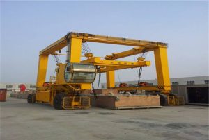 80 Tons rubber-tyred gantry cranes