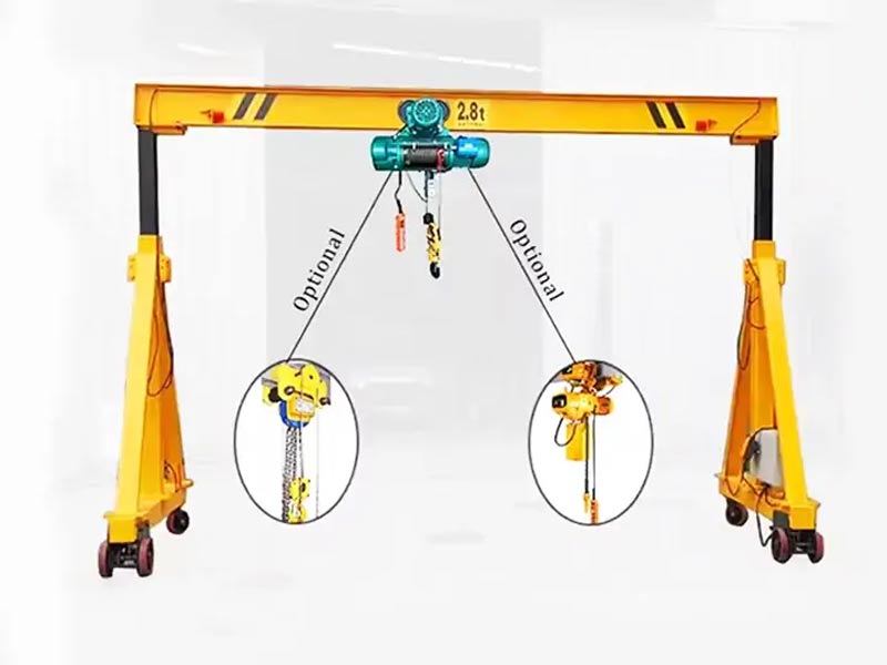 Portable gantry crane