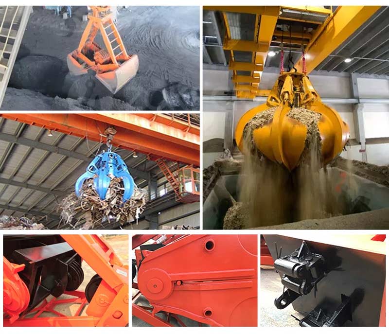 Gru a ponte con benna