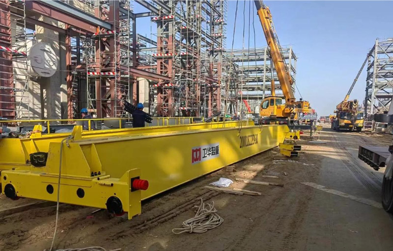 25-ton explosion-proof double girder overhead crane installation