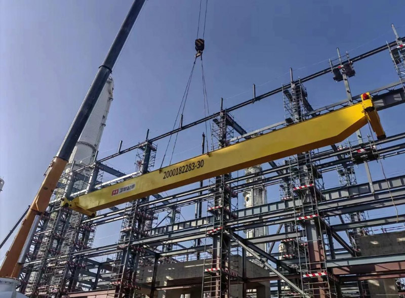 25-ton explosion-proof double girder overhead crane installation