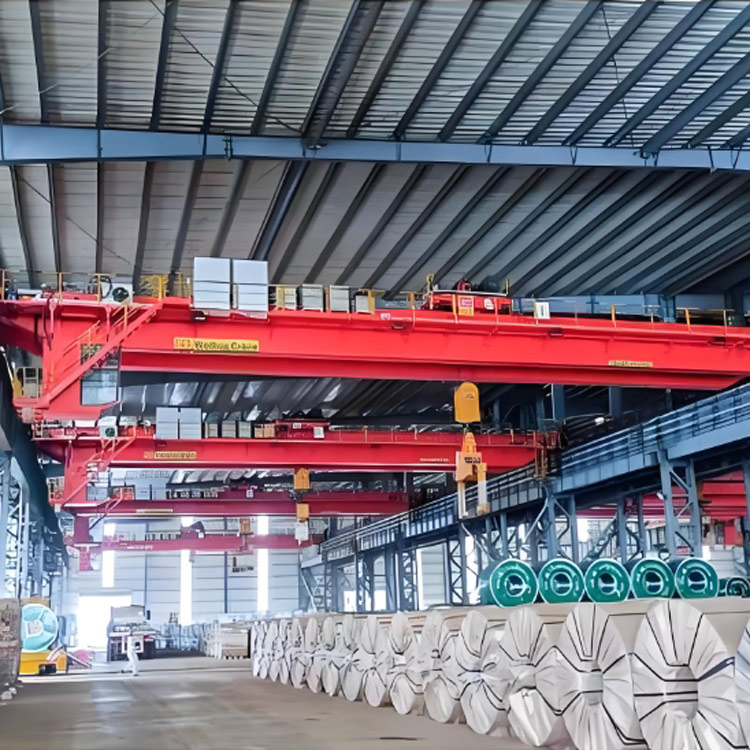 Puente grúa para almacén
