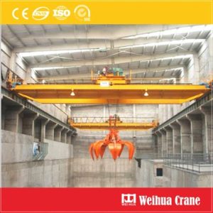 16 tons overhead crane with grab