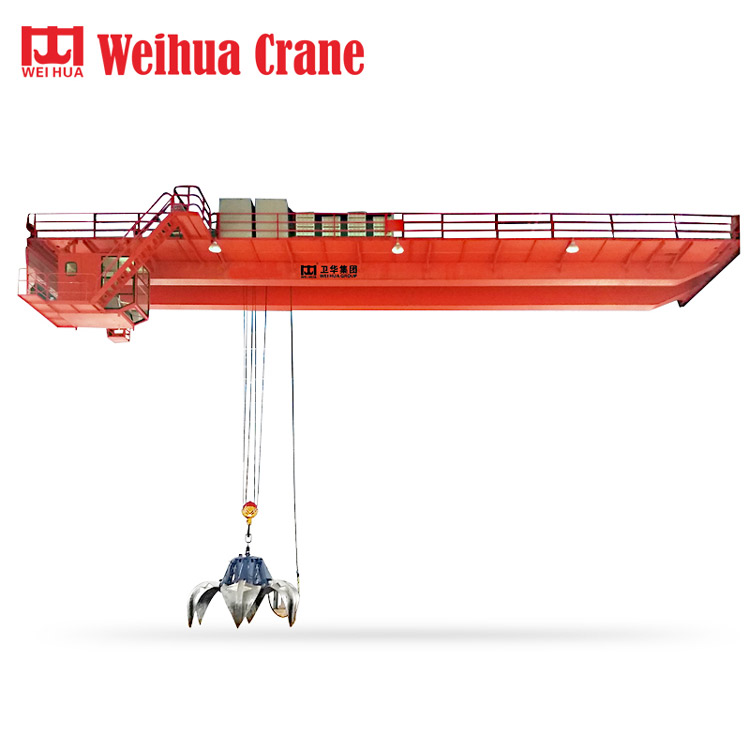 Double Girder Overhead Crane With Grab