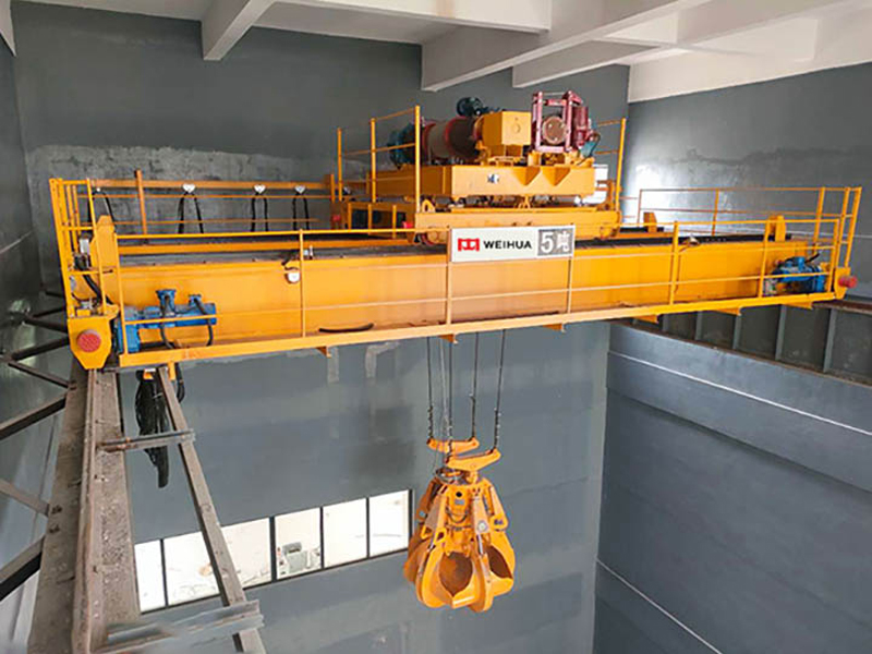 Garbage Grab Bucket Overhead Crane
