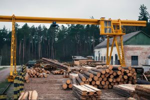 Gantry Crane For Timber Lifting