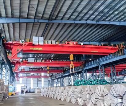 puente grúa para almacén
