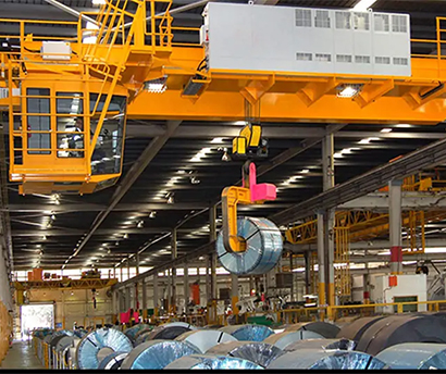 steel coil handling overhead crane
