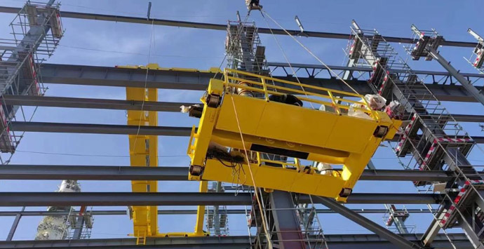 25-ton explosion-proof double girder overhead crane installation