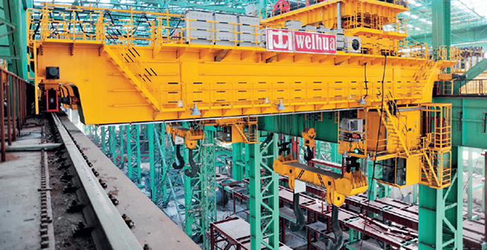 How to stop overhead crane from swinging?