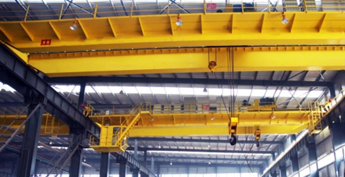 What is an overhead crane used for?