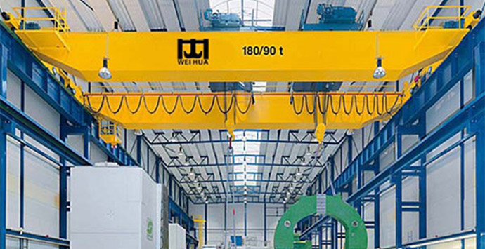 How does an overhead crane work?