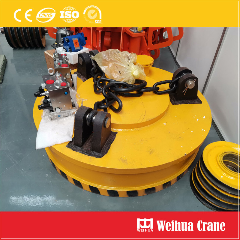 Electromagnetic overhead crane disk