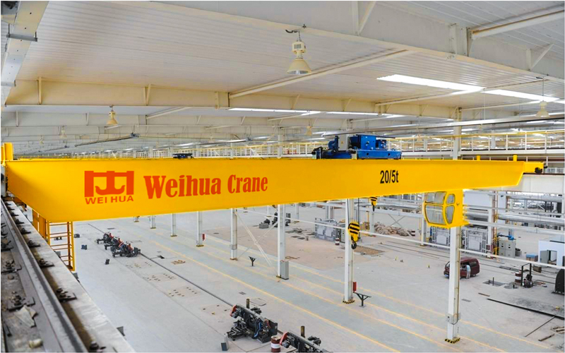 double girder overhead crane with hoist