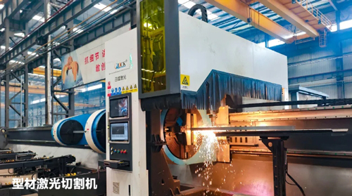 Profile laser cutting machine