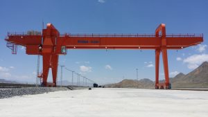 80 Ton Gantry Crane For Concrete Precast Beams