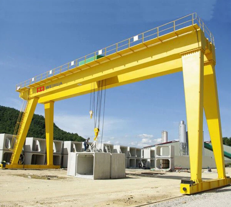 80 Ton Gantry Crane For Concrete Precast Beams