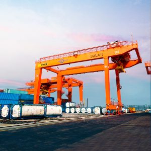 Rail-Mounted Gantry Crane (RMG) for outdoor coastal operation