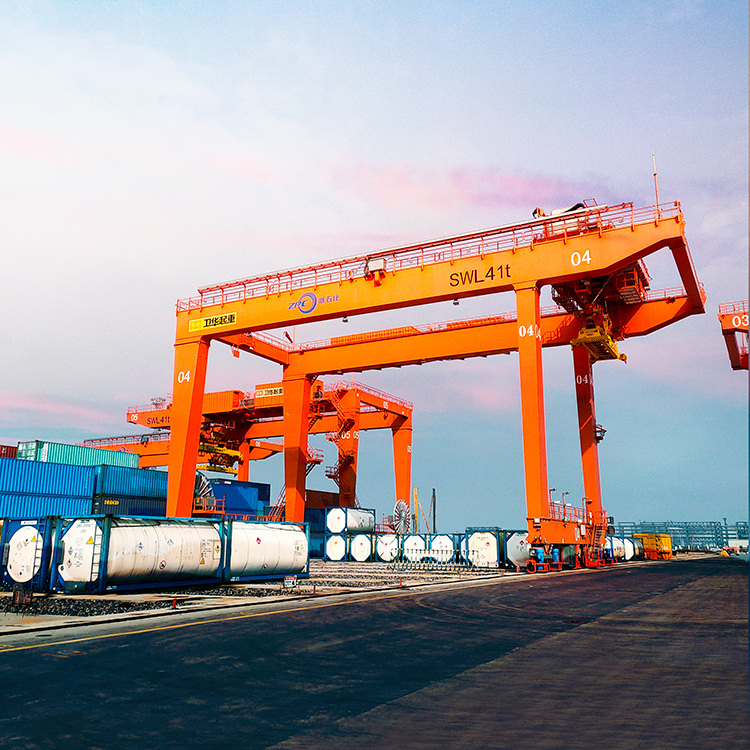 Rail-Mounted Gantry Crane (RMG) for Outdoor Coastal Operation