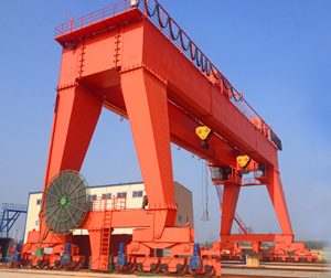Rail-Mounted Gantry Crane (RMG) for outdoor coastal operation