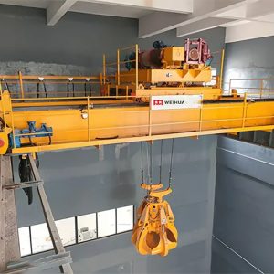 16 tons overhead crane with grab