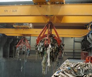 waste handling crane