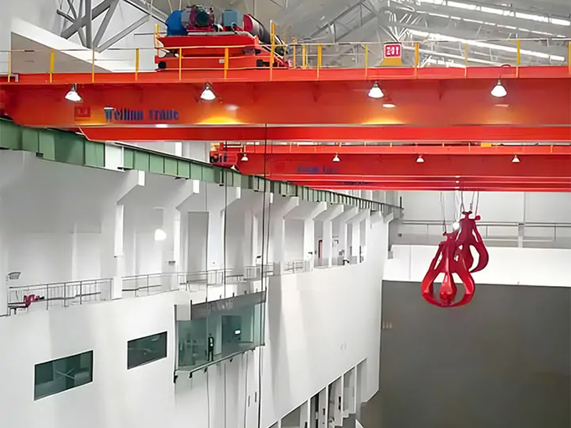 Automated Waste Handling Crane at Waste-to-Energy Plant