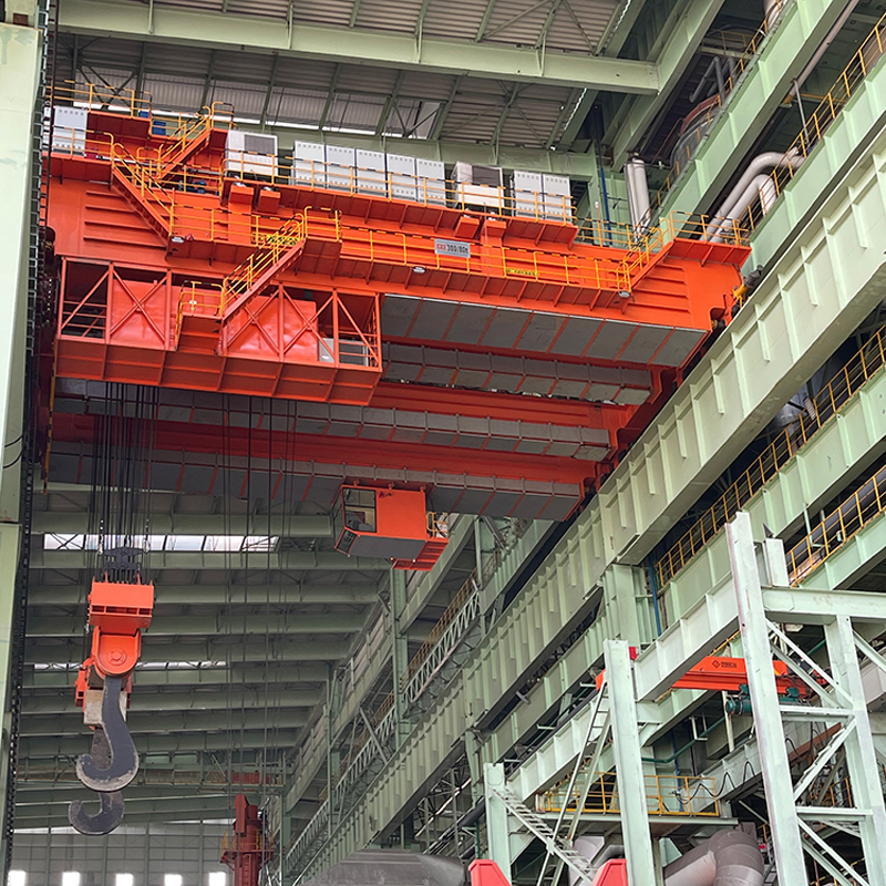 320 tons metallurgy double girder overhead crane