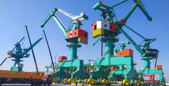 60 tons single boom portal crane