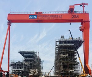 200 tons shipbuilding gantry crane