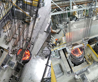 Molten Metal Crane For Ladle Handling