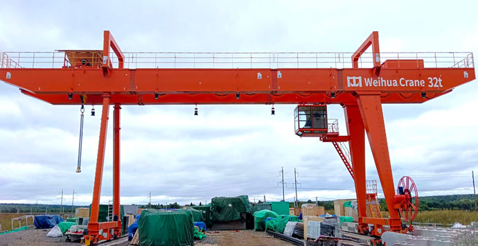 32 ton gantry crane exported to Russia