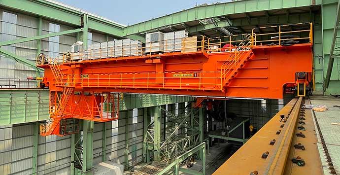 Detailed specifications for crane track installation and laying